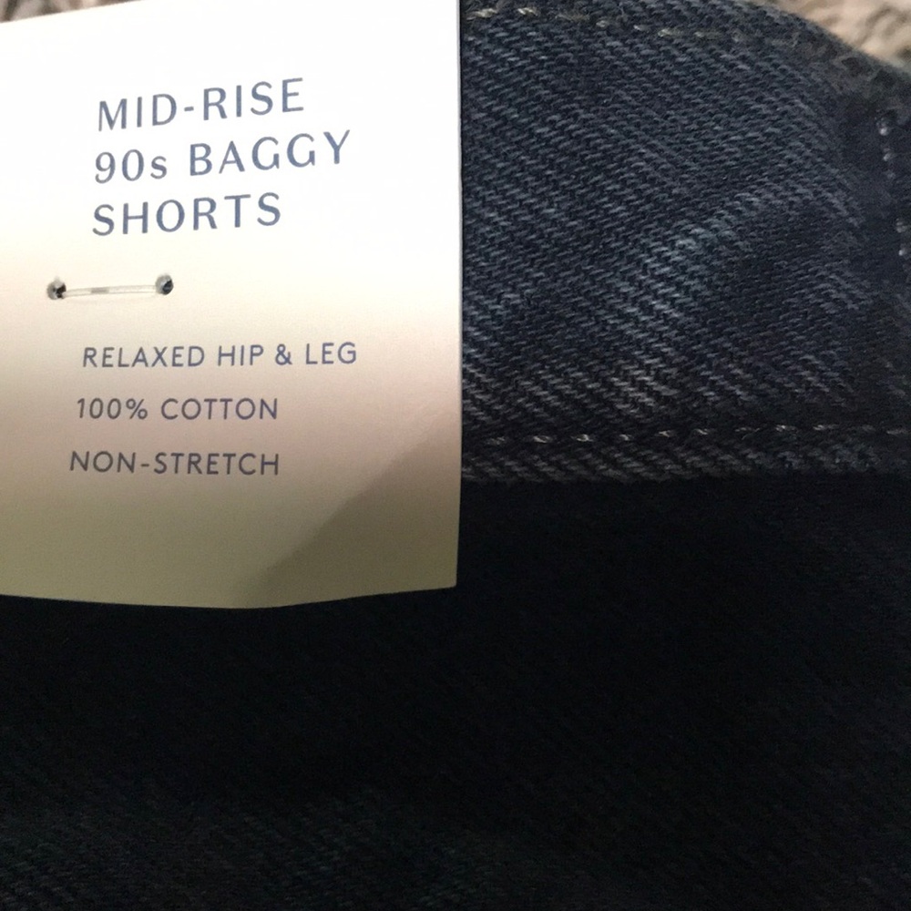 Universal Thread Women's Mid-Rise 90's Baggy Jean Shorts Black Wash | NWT! - Picture 7 of 11